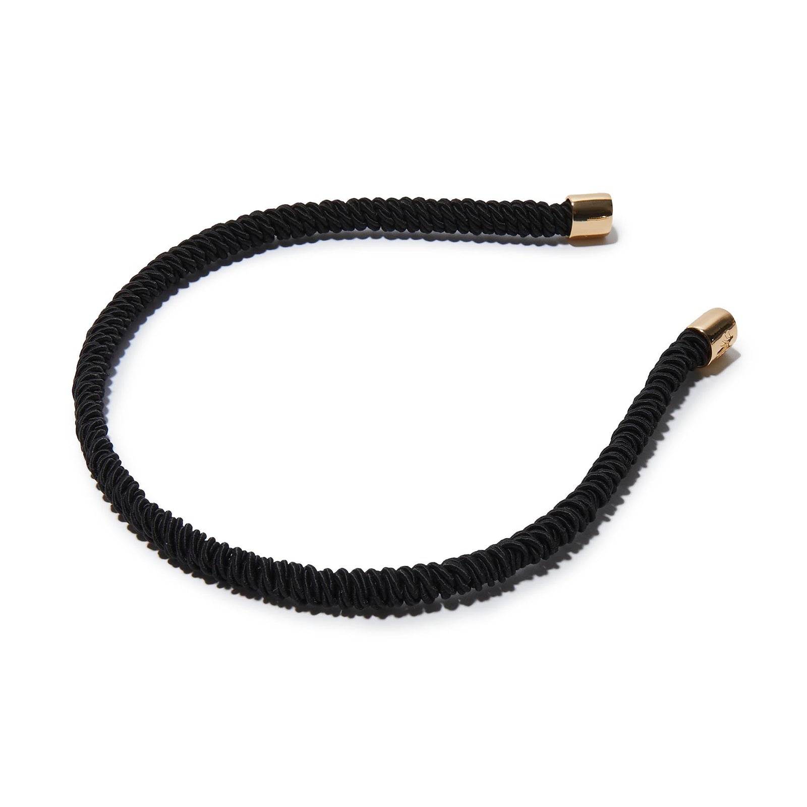LELE SADOUGHI HEADBAND JET ISLA CORDING HEADBAND