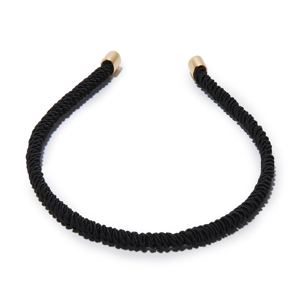 LELE SADOUGHI HEADBAND JET ISLA CORDING HEADBAND