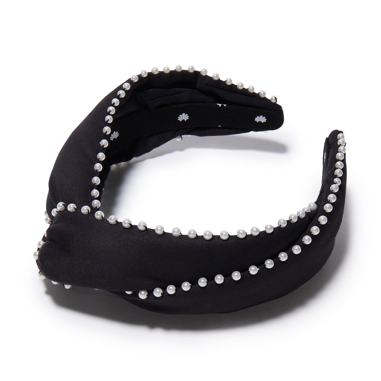 LELE SADOUGHI HEADBAND JET MARLENE PEARL EMBELLISHED HEADBAND