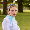 Lele Sadoughi HEADBAND LITTLE HOUSE ON THE PRAIRIE BARDOT SCALLOP LACE TRIM HEADBAND