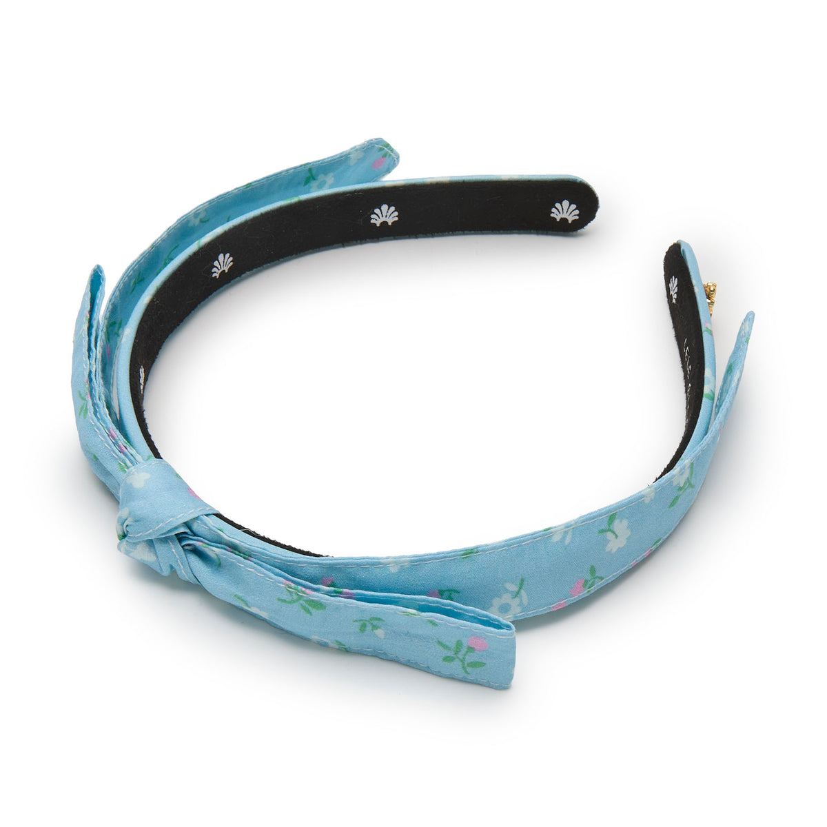Lele Sadoughi HEADBAND LITTLE HOUSE ON THE PRAIRIE BARDOT SCALLOP LACE TRIM HEADBAND