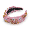 Lele Sadoughi HEADBAND LITTLE HOUSE ON THE PRAIRIE KNOTTED CRYSTAL HEADBAND