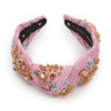 Lele Sadoughi HEADBAND LITTLE HOUSE ON THE PRAIRIE KNOTTED CRYSTAL HEADBAND