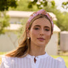 Lele Sadoughi HEADBAND LITTLE HOUSE ON THE PRAIRIE KNOTTED CRYSTAL HEADBAND
