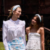 Lele Sadoughi HEADBAND LITTLE HOUSE ON THE PRAIRIE VERONICA EYELET TRIM HEADBAND