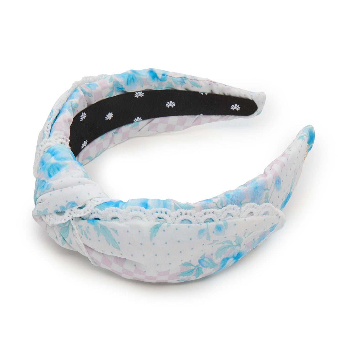 Lele Sadoughi HEADBAND LITTLE HOUSE ON THE PRAIRIE VERONICA EYELET TRIM HEADBAND