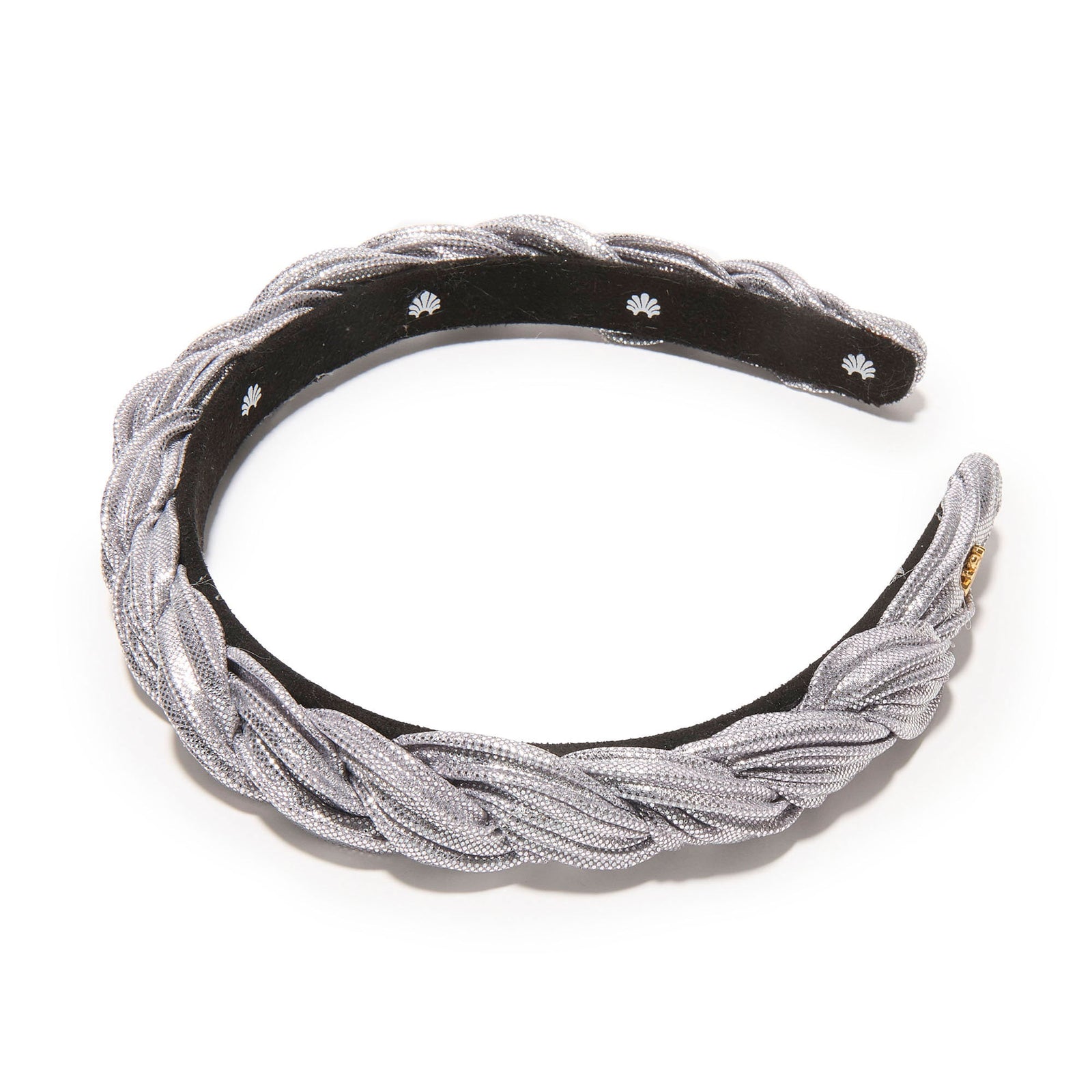 Lele Sadoughi HEADBAND ONE SIZE SILVER JULIET PLEATED HEADBAND