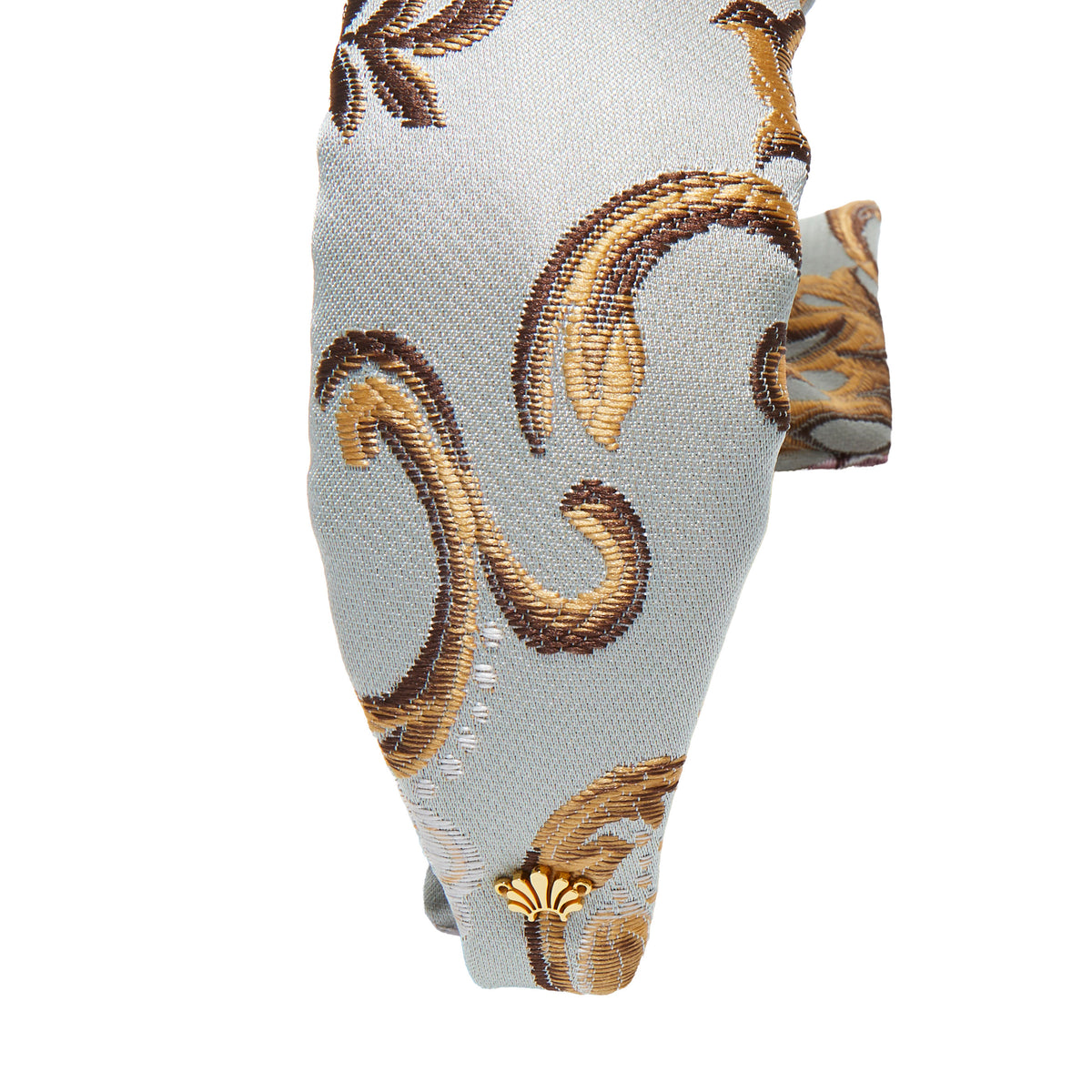 Lele Sadoughi HEADBAND ONE SIZE STONE BLUSH HOLLY FLORAL JACQUARD HEADBAND