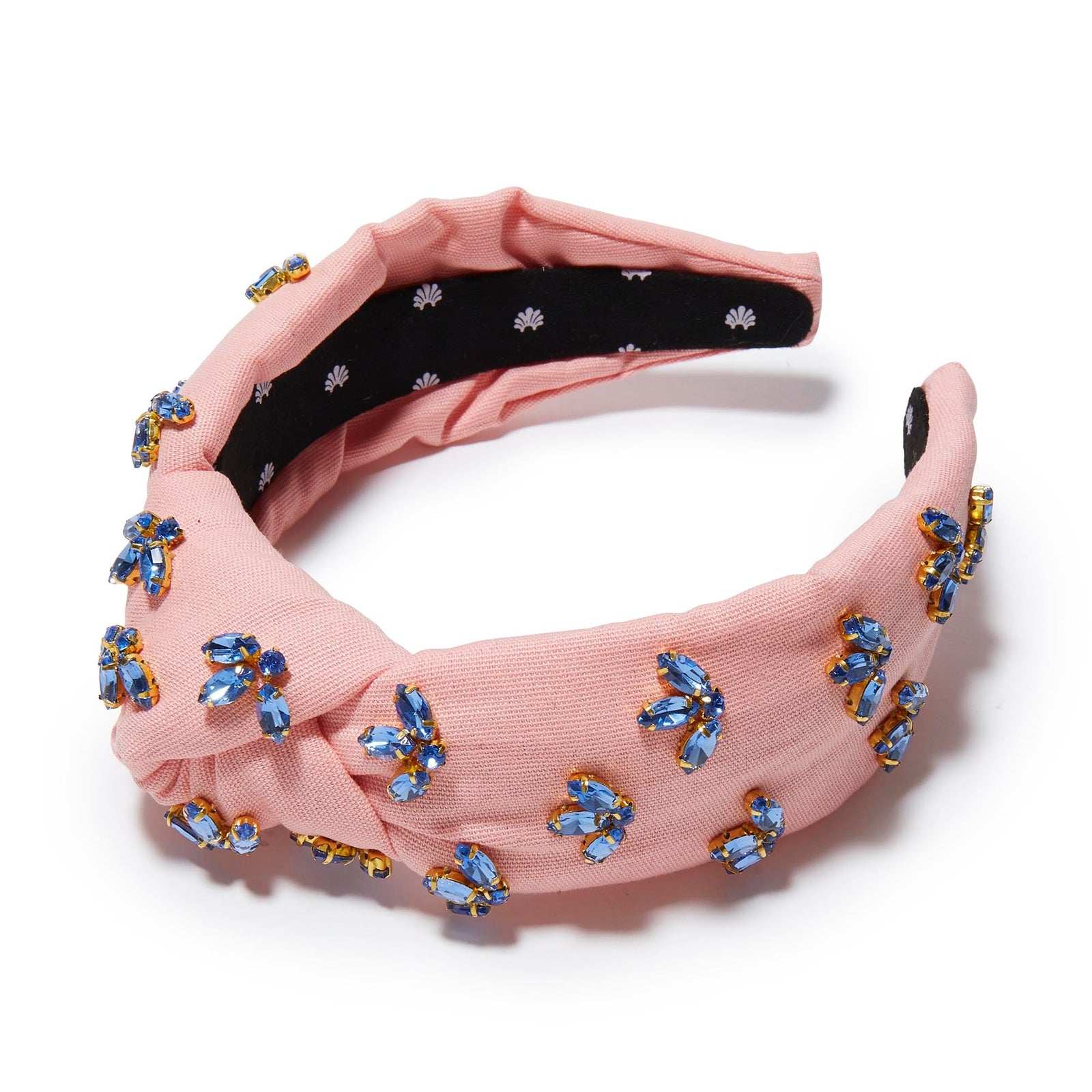 LELE SADOUGHI HEADBAND PINK LEMONADE KNOTTED VINE EMBELLISHED HEADBAND