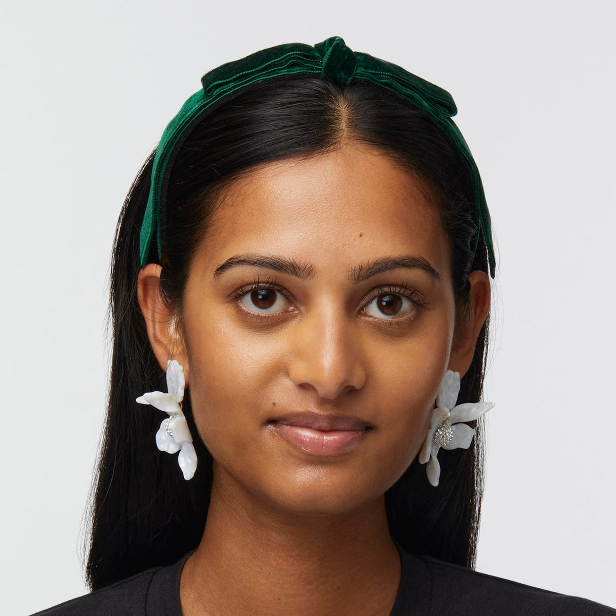 Lele Sadoughi HEADBANDS ALPINE BARDOT RIBBON SLIM HEADBAND