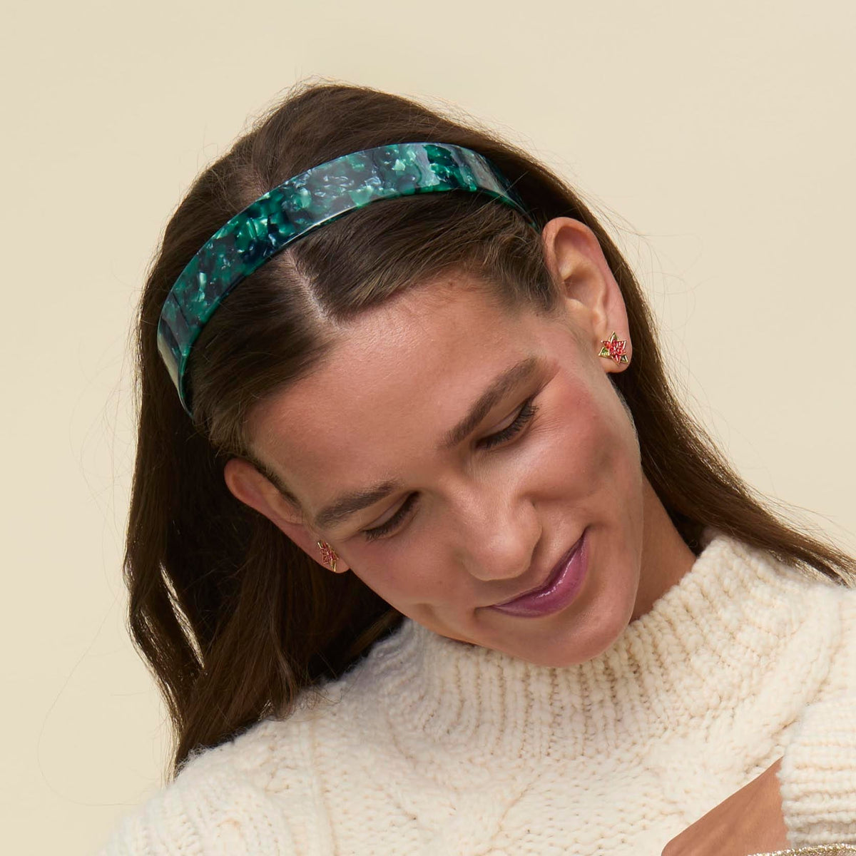 Lele Sadoughi HEADBANDS ALPINE EMMA ACETATE HEADBAND