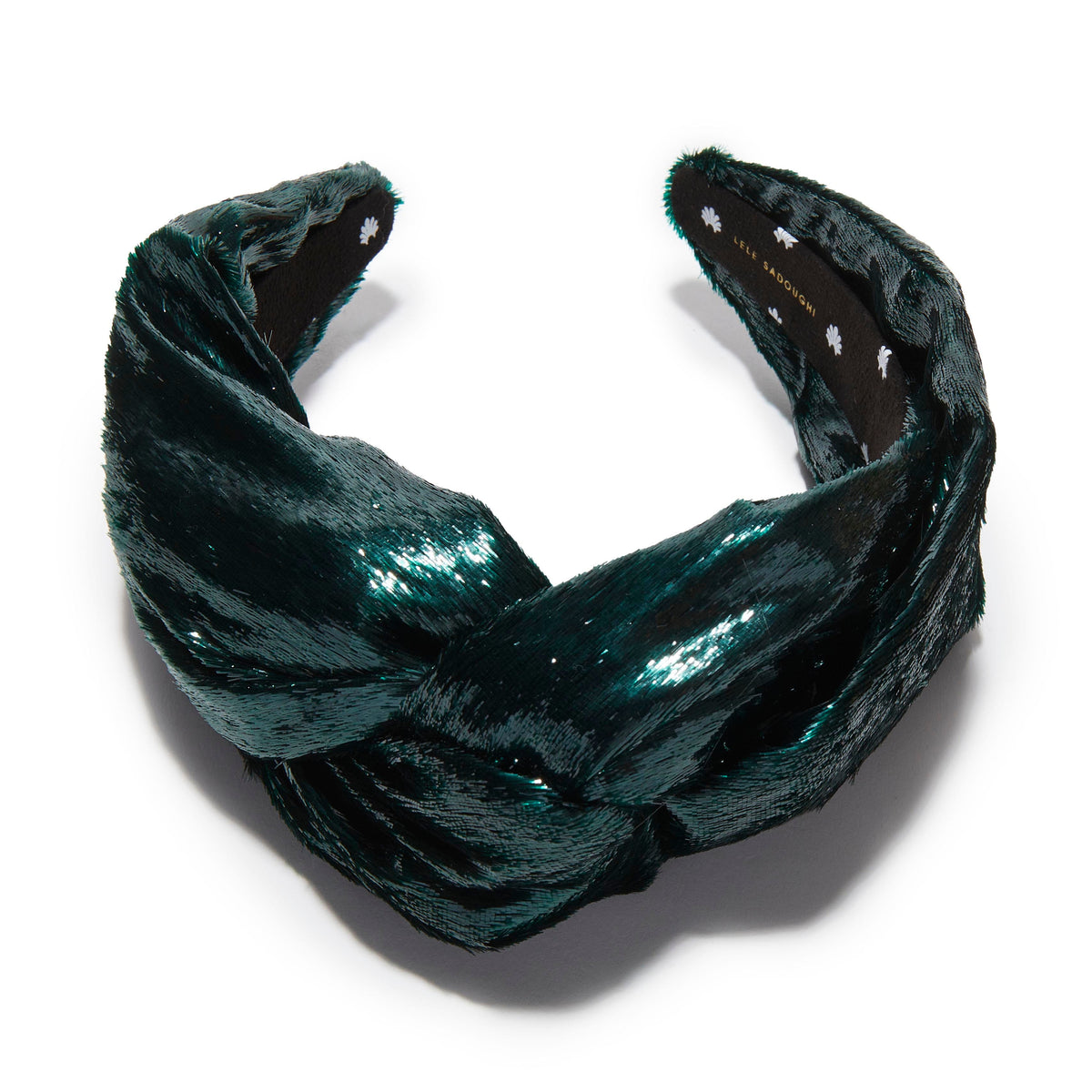 Lele Sadoughi HEADBANDS ALPINE GRETA LIQUID VELVET HEADBAND