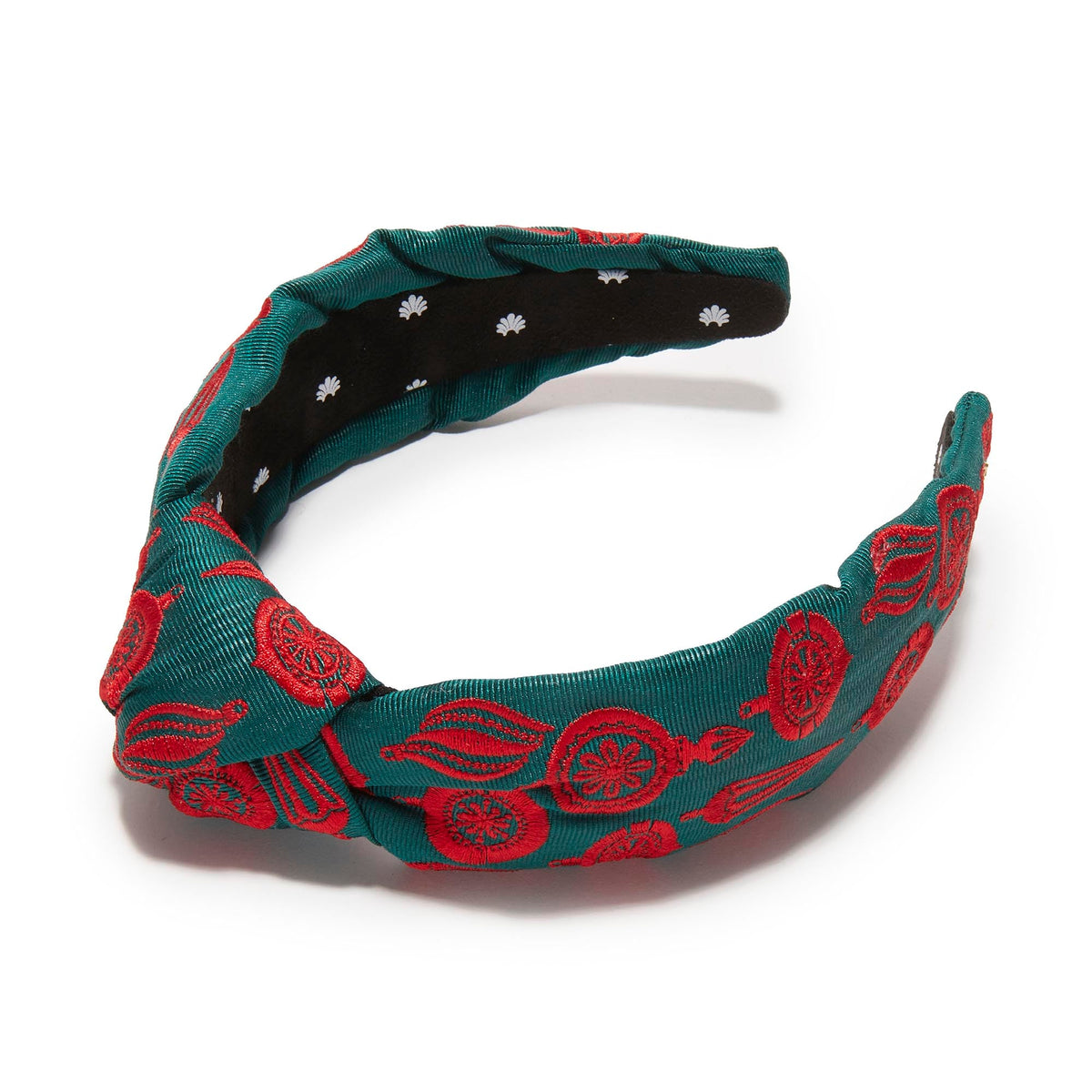 Lele Sadoughi HEADBANDS ALPINE KNOTTED ORNAMENT EMBROIDERED HEADBAND
