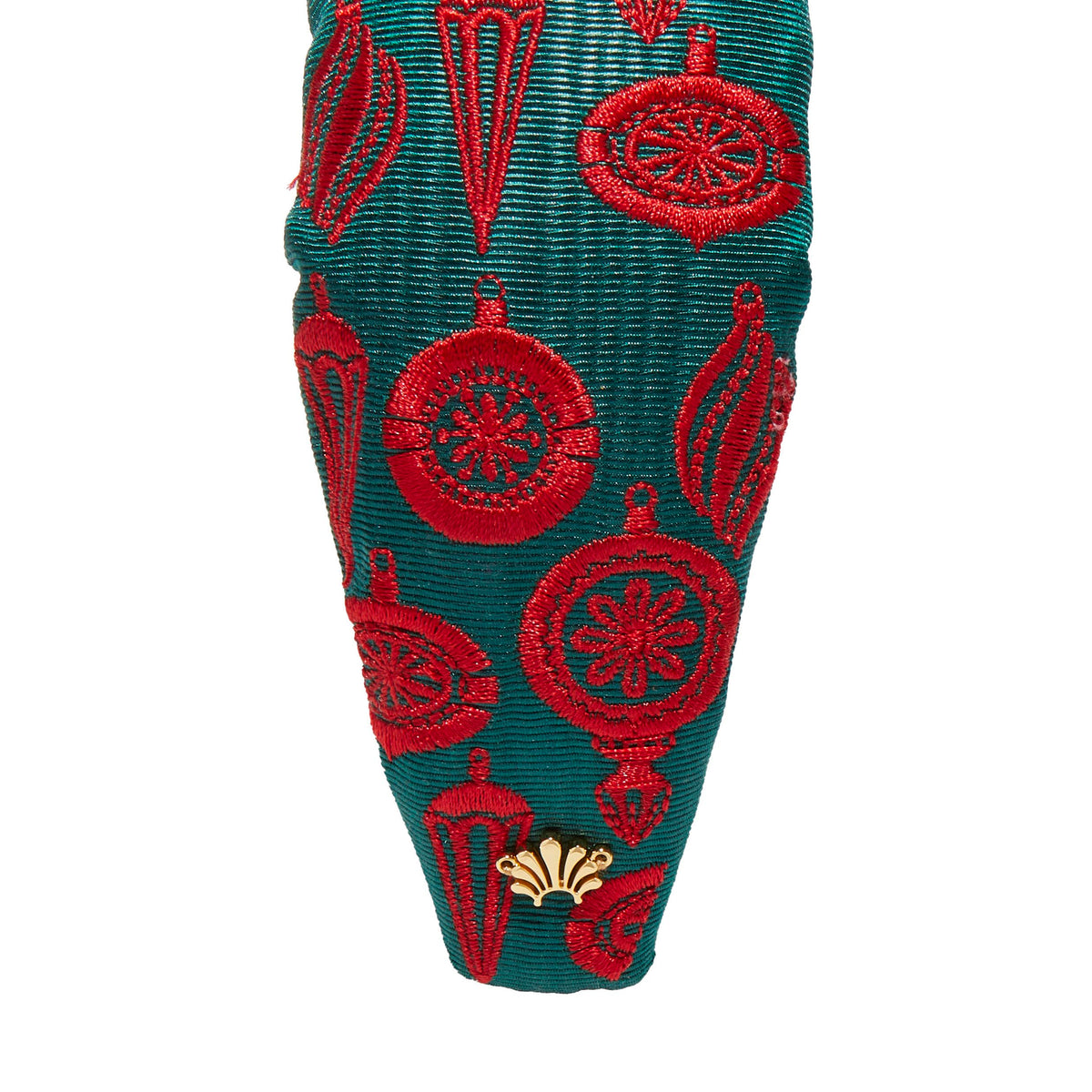 Lele Sadoughi HEADBANDS ALPINE KNOTTED ORNAMENT EMBROIDERED HEADBAND