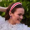Lele Sadoughi HEADBANDS AMERICANA KELLY STARS AND STRIPES HEADBAND