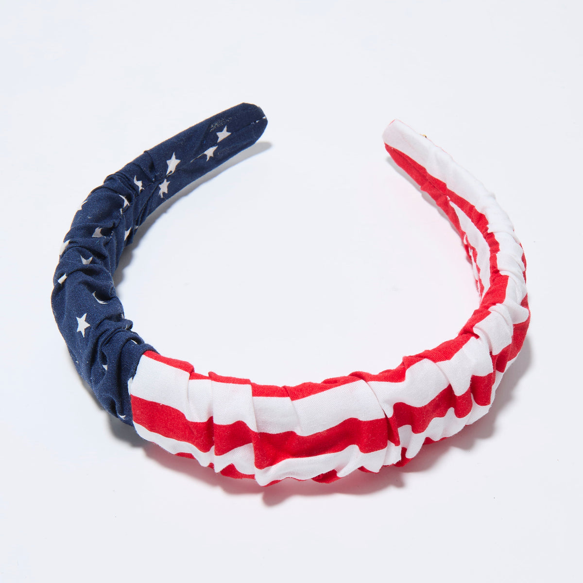 Lele Sadoughi HEADBANDS AMERICANA KELLY STARS AND STRIPES HEADBAND