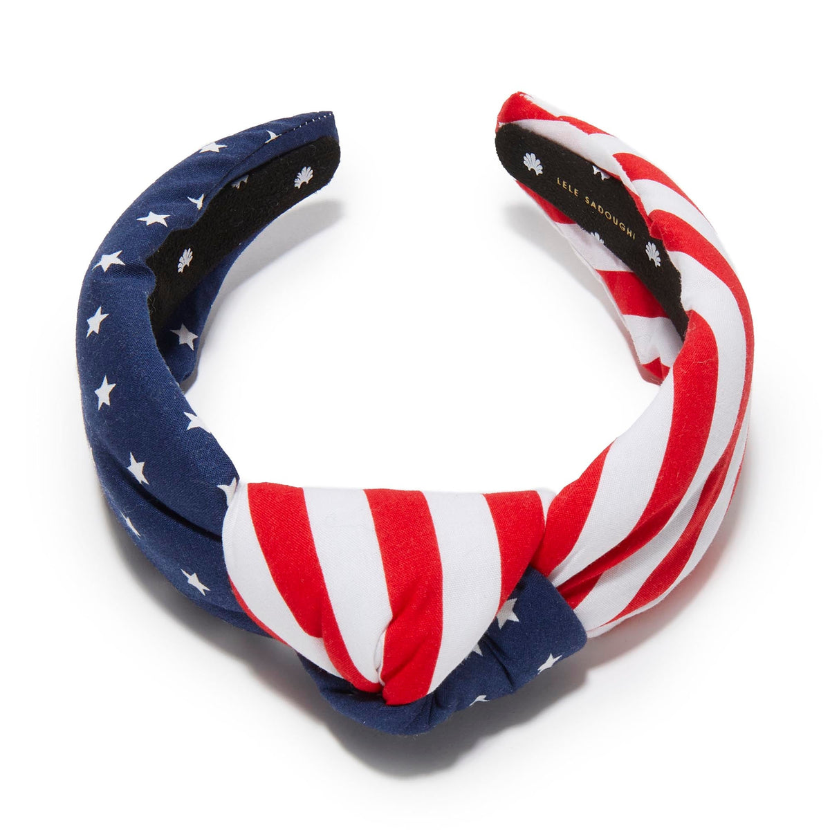 Lele Sadoughi HEADBANDS AMERICANA KNOTTED HEADBAND