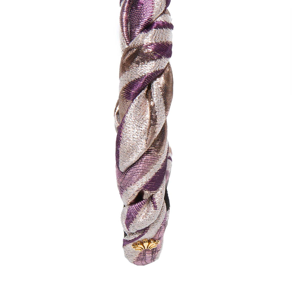 Lele Sadoughi HEADBANDS AMETHYST JULIET JACQUARD HEADBAND
