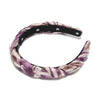 Lele Sadoughi HEADBANDS AMETHYST JULIET JACQUARD HEADBAND