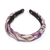 Lele Sadoughi HEADBANDS AMETHYST JULIET JACQUARD HEADBAND