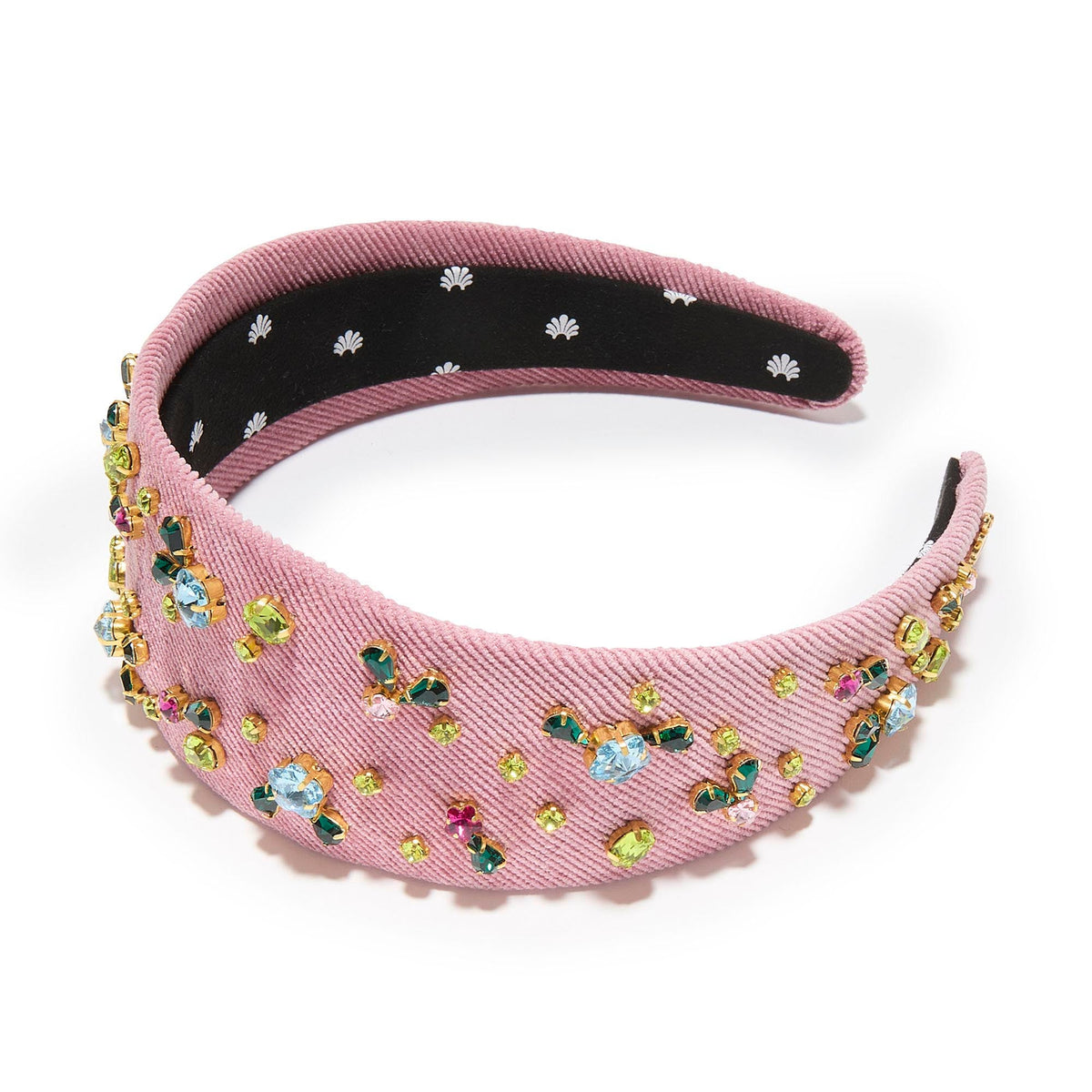 Lele Sadoughi HEADBANDS AQUAMARINE CITRIS BRIGITTE SWAROVSKI HEADBAND