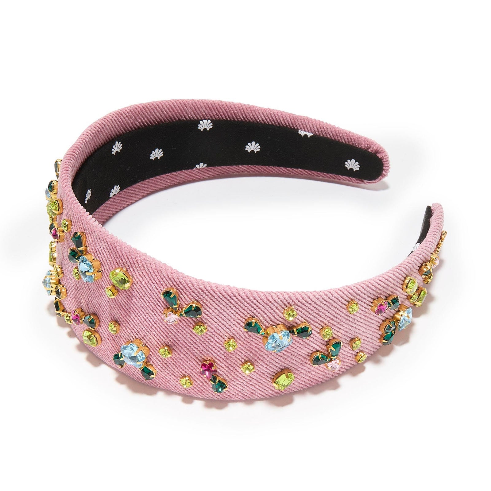 Lele Sadoughi HEADBANDS AQUAMARINE CITRIS BRIGITTE SWAROVSKI HEADBAND