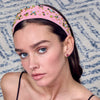 Lele Sadoughi HEADBANDS AQUAMARINE CITRIS BRIGITTE SWAROVSKI HEADBAND