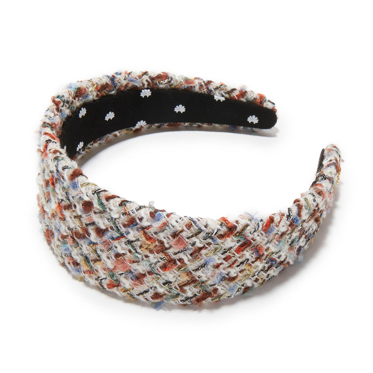 Lele Sadoughi HEADBANDS AUTUMN TWEED BRIGITTE HEADBAND