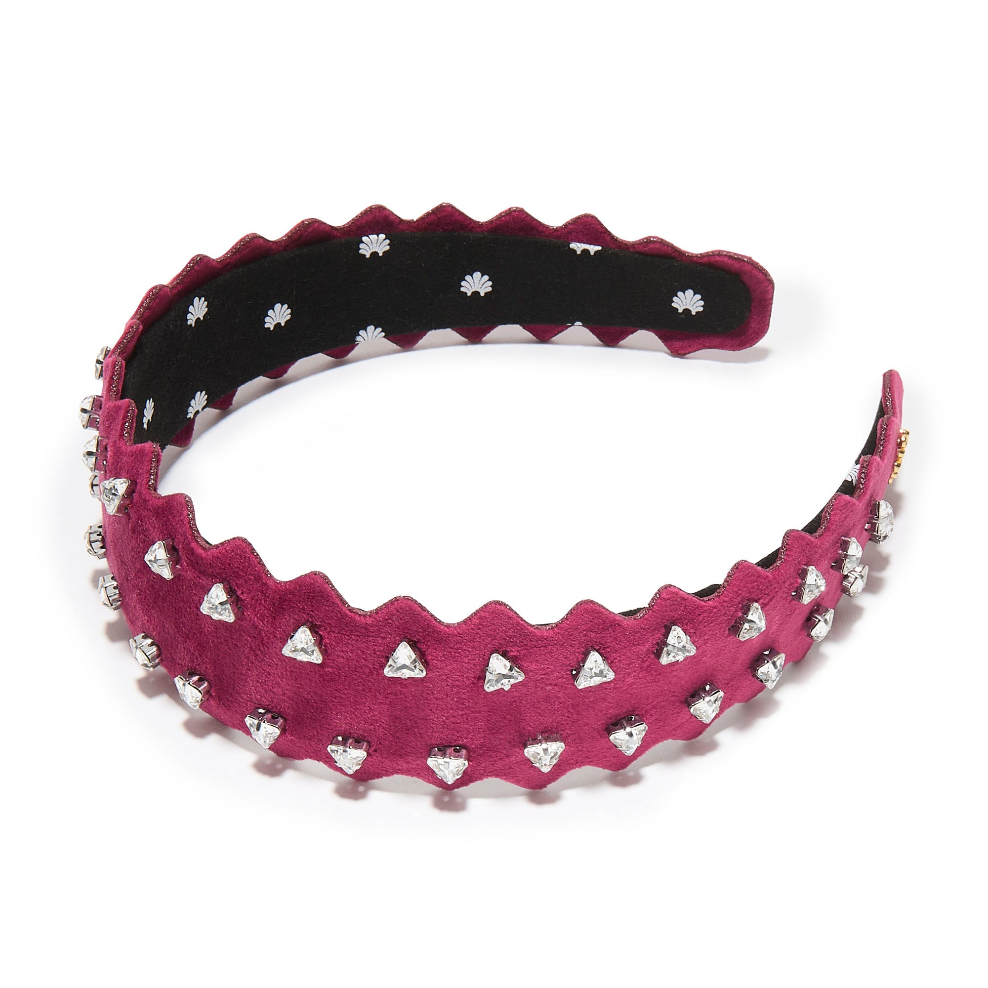 Lele Sadoughi HEADBANDS BERRY WAVY BESSETTE SWAROVSKI HEADBAND