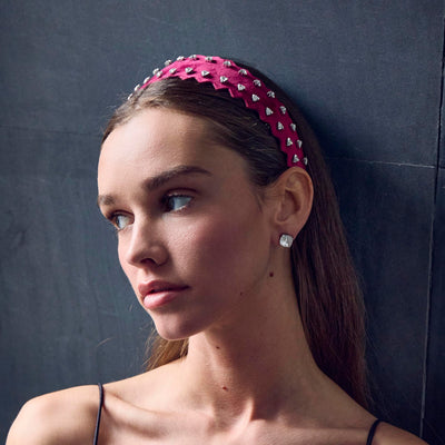 Lele Sadoughi HEADBANDS BERRY WAVY BESSETTE SWAROVSKI HEADBAND