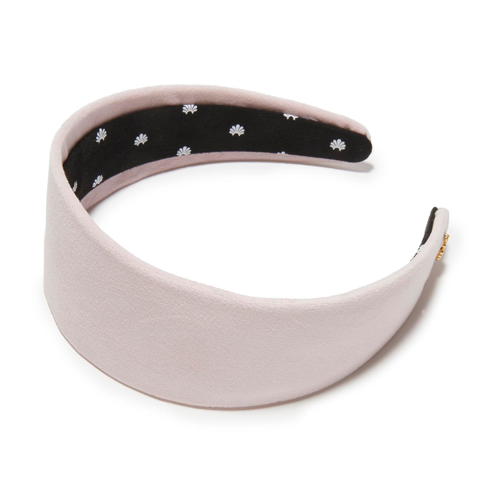 Lele Sadoughi HEADBANDS BLUSH BRIGITTE VELVET HEADBAND