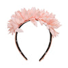 Lele Sadoughi HEADBANDS BLUSH CHRYSANTHEMUM FLORAL BOUQUET HEADBAND