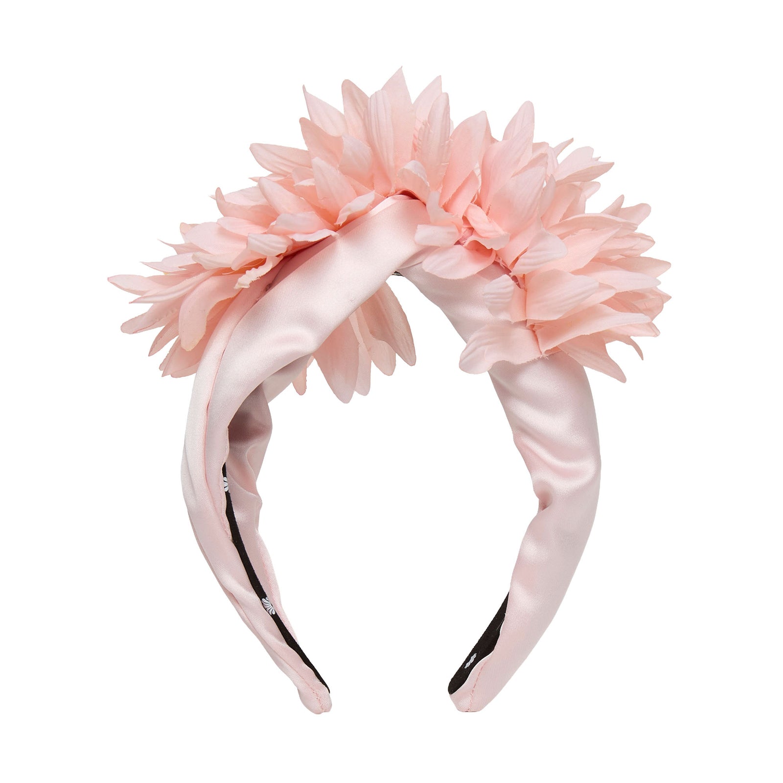 Lele Sadoughi HEADBANDS BLUSH CHRYSANTHEMUM FLORAL BOUQUET HEADBAND