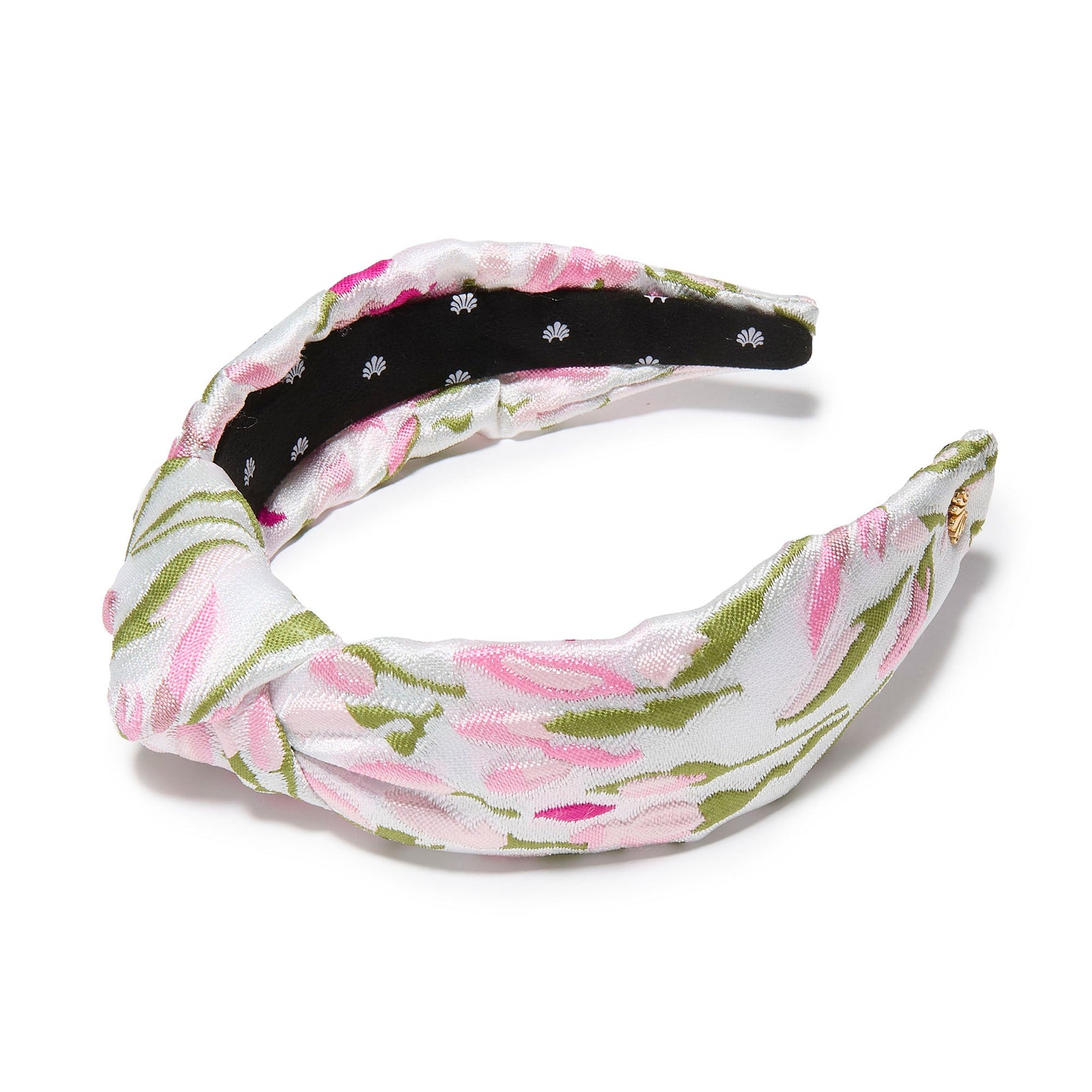 Lele Sadoughi HEADBANDS BLUSH KNOTTED TULIP HEADBAND