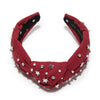 LELE SADOUGHI HEADBANDS BORDEAUX ALPHA PHI KNOTTED HEADBAND
