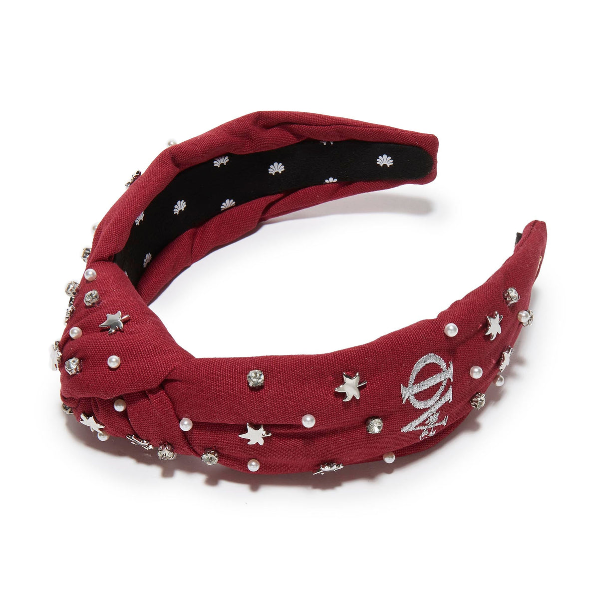 LELE SADOUGHI HEADBANDS BORDEAUX ALPHA PHI KNOTTED HEADBAND