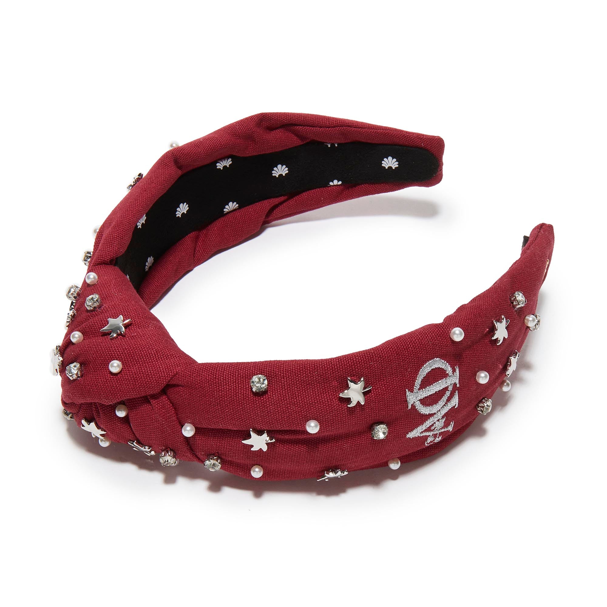 LELE SADOUGHI HEADBANDS BORDEAUX ALPHA PHI KNOTTED HEADBAND