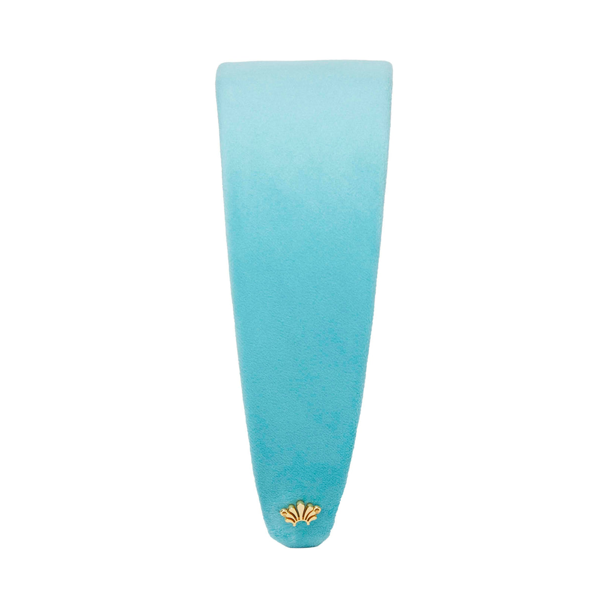 Lele Sadoughi HEADBANDS BRIGHT TURQUOISE BRIGITTE VELVET HEADBAND