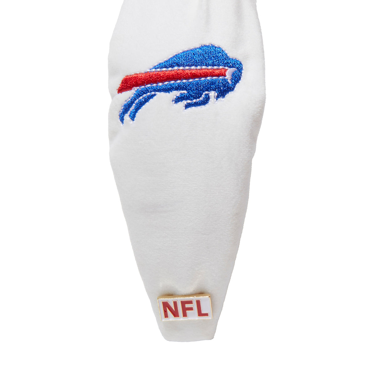Lele Sadoughi HEADBANDS BUFFALO BILLS LELE X NFL NAVY EMBROIDERED KNOTTED HEADBAND