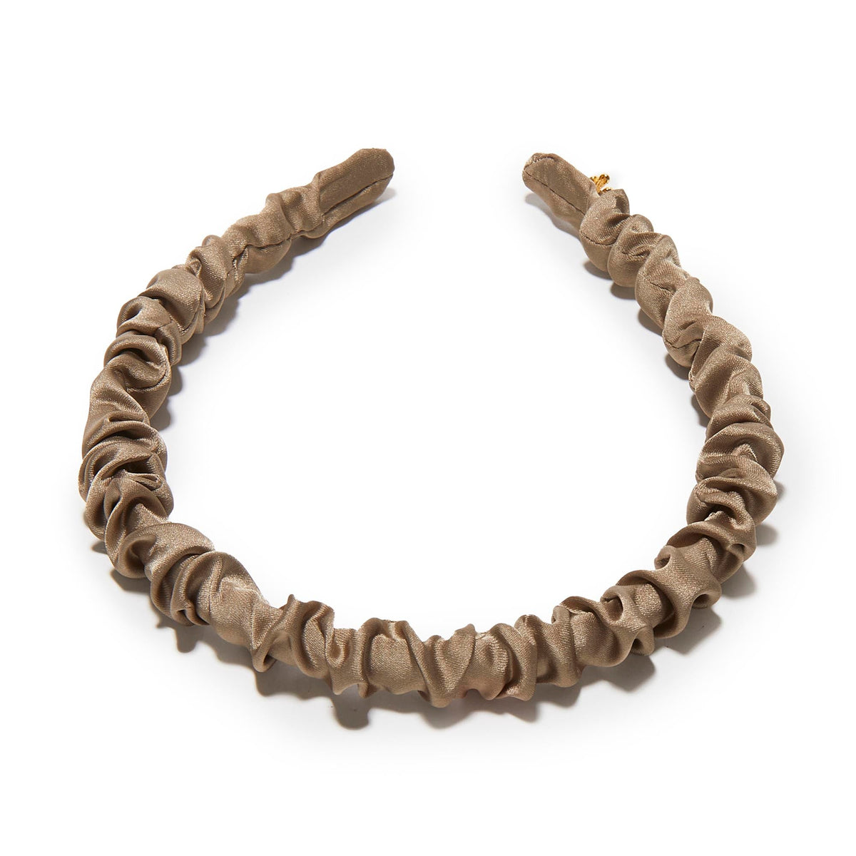 Lele Sadoughi HEADBANDS CACAO JESSIE SILK HEADBAND