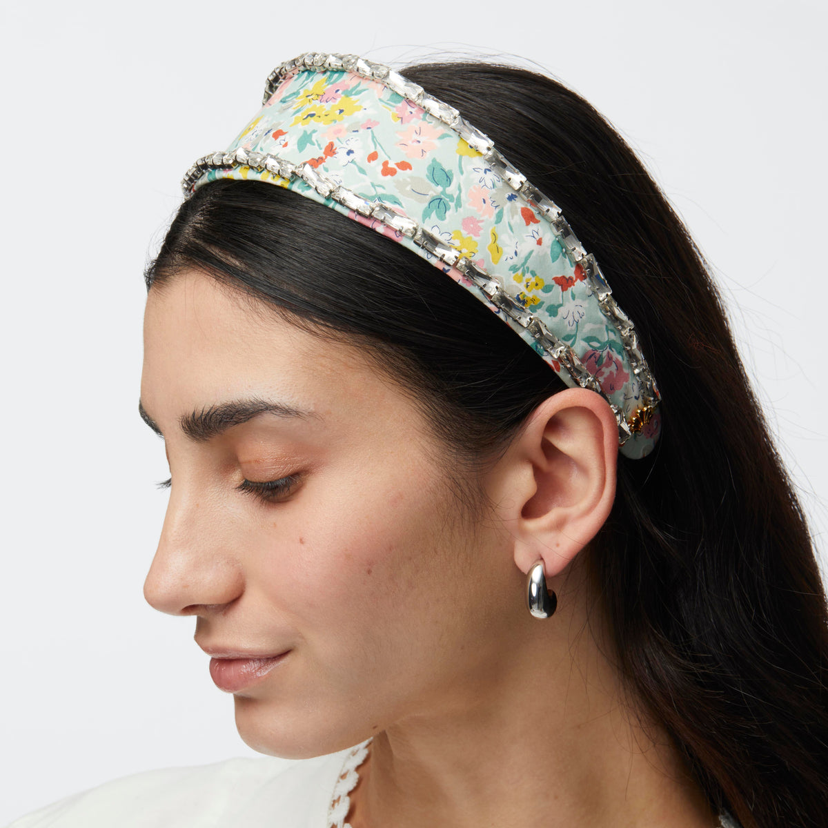 LELE SADOUGHI HEADBANDS CALIFORNIA BLOOM BRIGITTE LIBERTY™ CRYSTAL TRIM HEADBAND