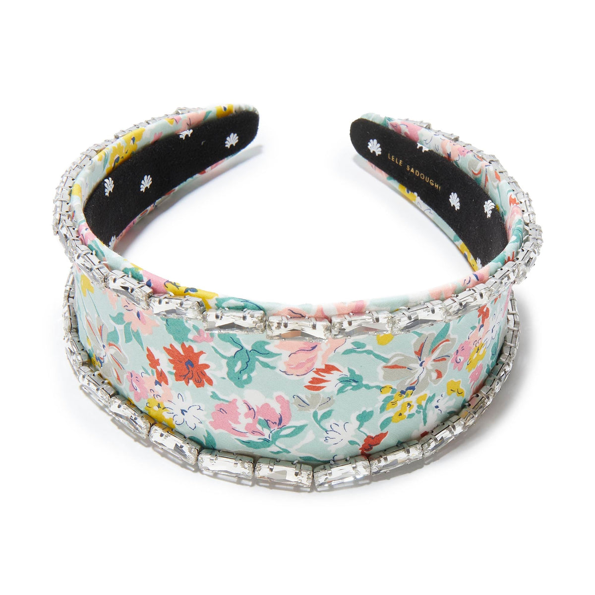 LELE SADOUGHI HEADBANDS CALIFORNIA BLOOM BRIGITTE LIBERTY CRYSTAL TRIM HEADBAND