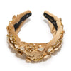 Lele Sadoughi HEADBANDS CAPPUCINO SWAROVSKI® CRYSTAL BROCADE KNOTTED HEADBAND