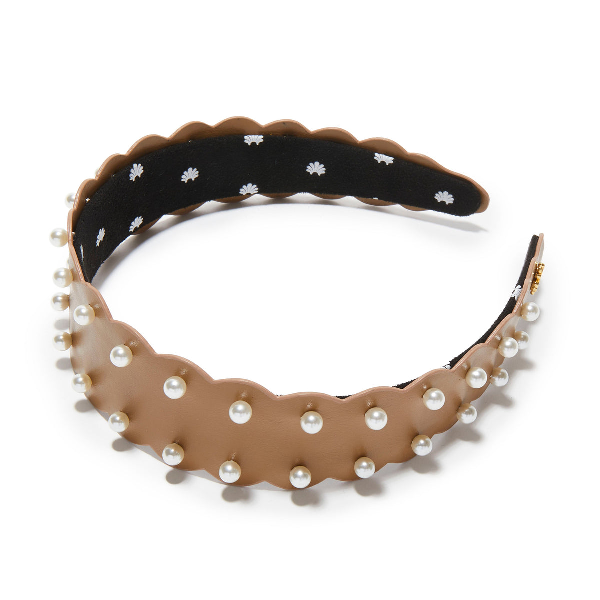 Lele Sadoughi HEADBANDS CARAMEL WAVY BESSETTE HEADBAND