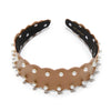 Lele Sadoughi HEADBANDS CARAMEL WAVY BESSETTE HEADBAND