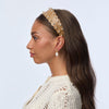 Lele Sadoughi HEADBANDS CARAMEL WAVY BESSETTE HEADBAND