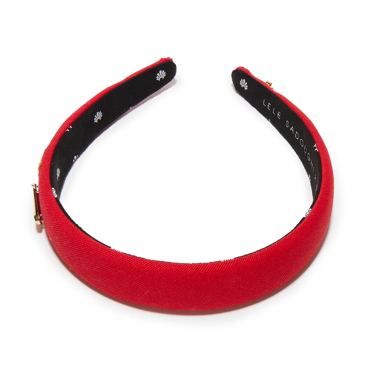 LELE SADOUGHI HEADBANDS CARDINAL RED CHI OMEGA CHARLOTTE HEADBAND