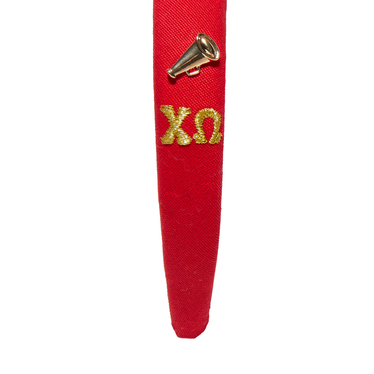 LELE SADOUGHI HEADBANDS CARDINAL RED CHI OMEGA CHARLOTTE HEADBAND