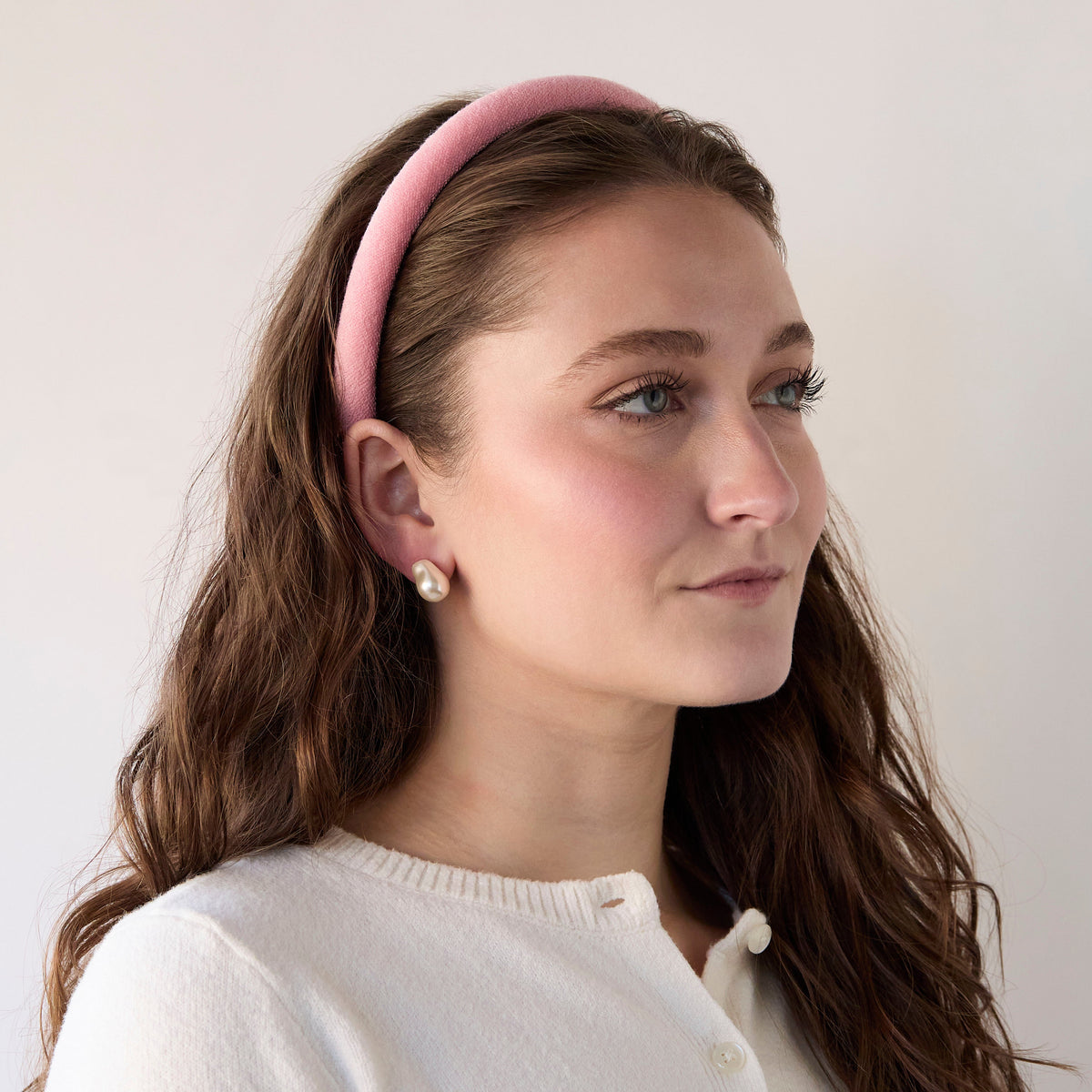 Lele Sadoughi HEADBANDS CARNATION PINK GET READY WITH ME WASHABLE HEADBAND