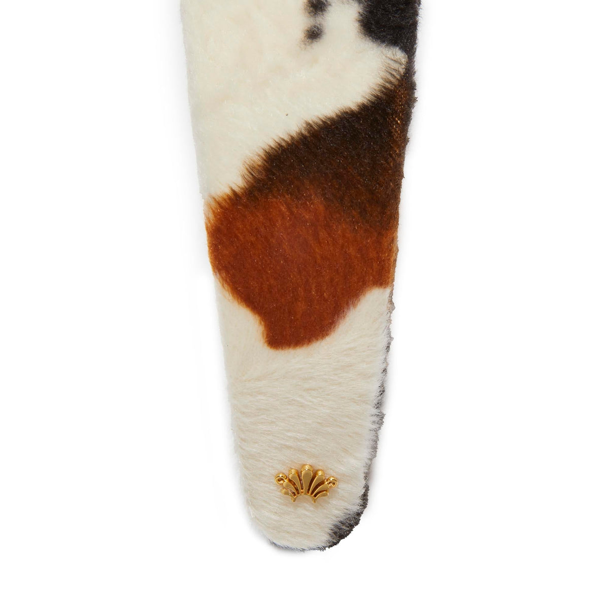 Lele Sadoughi HEADBANDS CEDAR BRIGITTE FAUX COWHIDE HEADBAND